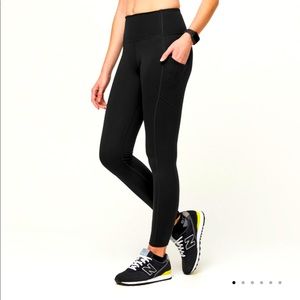 FIGS leggings under scrub